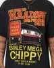 Goat Crew Bingley Mega Chippy Vintage T-Shirt Black Wash