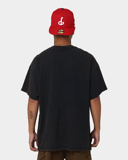 Goat Crew Bingley Mega Chippy Vintage T-Shirt Black Wash