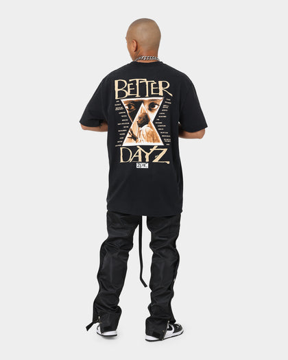 Tupac Better Dayz Vintage T-Shirt Washed Black