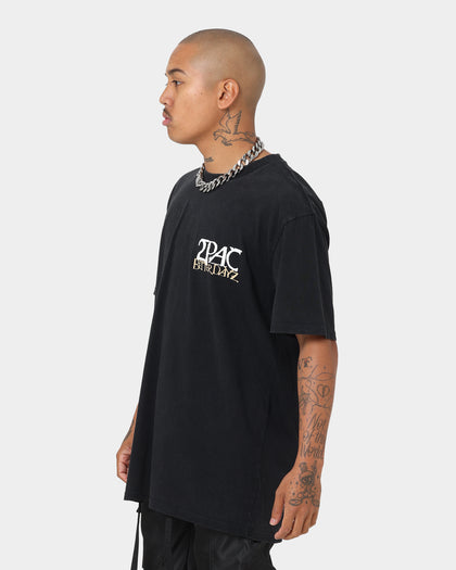 Tupac Better Dayz Vintage T-Shirt Washed Black