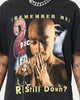 Tupac R U Still Down Homage Vintage T-Shirt Washed Black