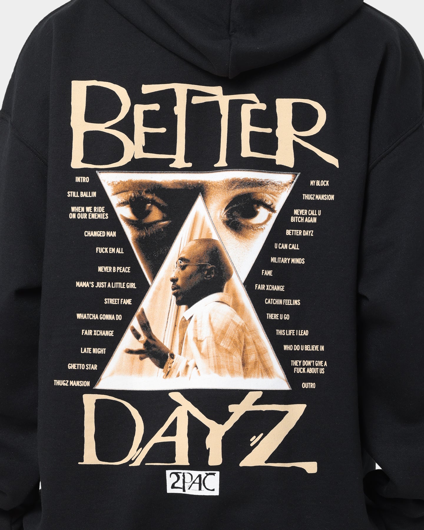 Tupac Better Dayz Hoodie Black | Culture Kings US
