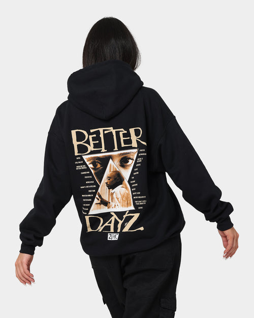 Tupac Better Dayz Hoodie Black