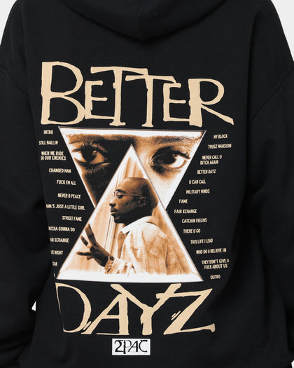 Tupac Better Dayz Hoodie Black