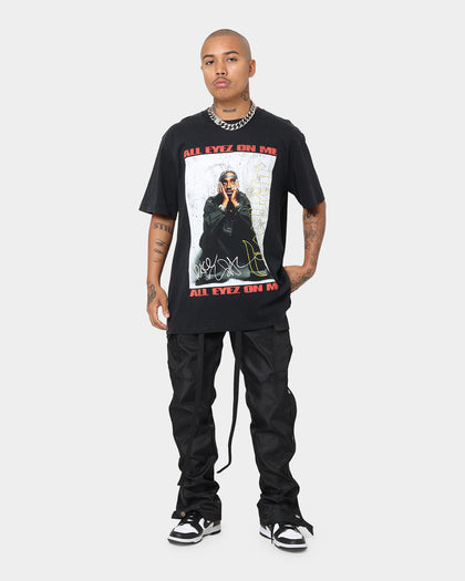 Tupac Eyez On Me Signature Vintage T-Shirt Washed Black