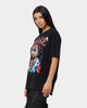 Pop Smoke Flames Vintage T-Shirt Washed Black