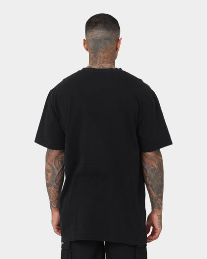 Gun N Roses Skull Split Vintage T-Shirt Washed Black