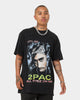 Tupac All Eyez On Me Vintage T-Shirt Washed Black