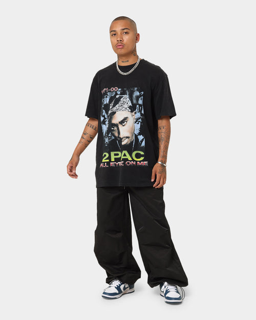 Tupac All Eyez On Me Vintage T-Shirt Washed Black