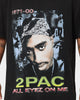 Tupac All Eyez On Me Vintage T-Shirt Washed Black