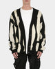 MNML Zebra Cardigan Black/Natural