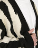 MNML Zebra Cardigan Black/Natural