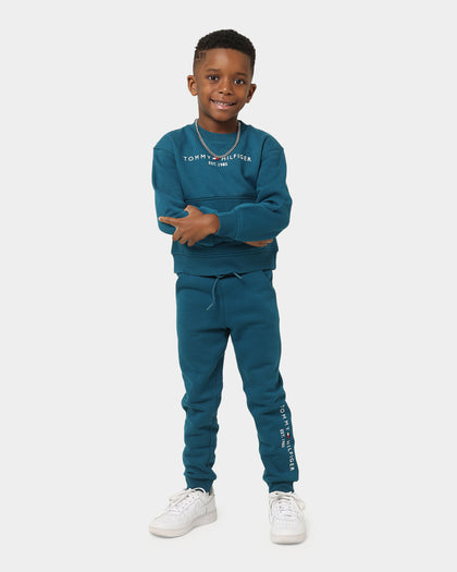 Tommy Hilfiger Kids' Essential Sweat Pants Set Petrol