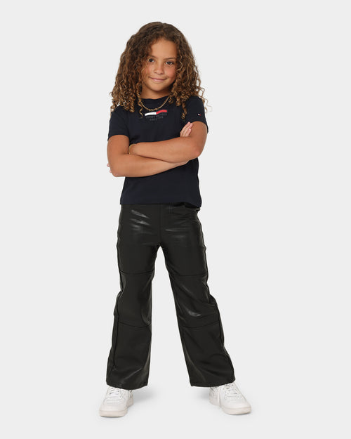 Tommy Hilfiger Kids' Flag Logo Short Sleeve T-Shirt Desert Sky