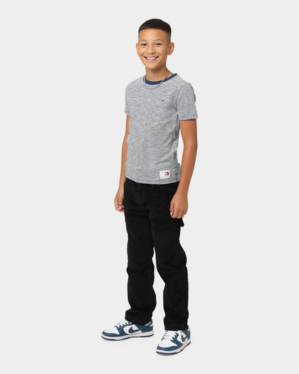 Tommy Hilfiger Kids' Indigo Stripe Short Sleeve T-Shirt Blue Stripe