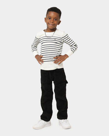 Tommy Hilfiger Kids' Stripe Long Sleeve T-Shirt Ancient White Stripe