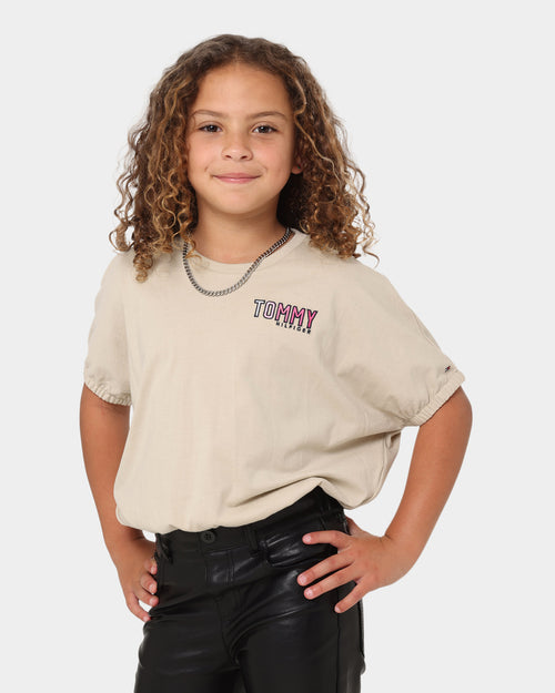 Tommy Hilfiger Kids' Tommy Embroidered T-Shirt Savannah Sand