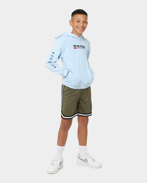 Tommy Hilfiger Kids' U Tommy Logo Hoodie Chambray Sky