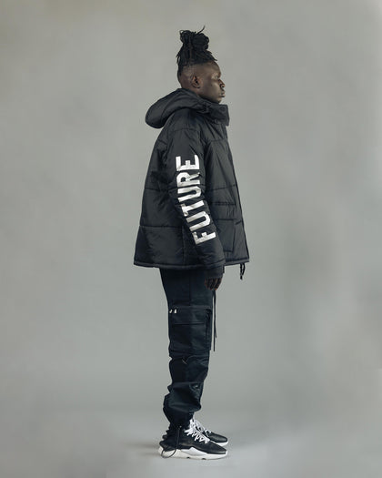 The Anti Order Hyphen ATD Puffer Jacket V2 Black/Silver