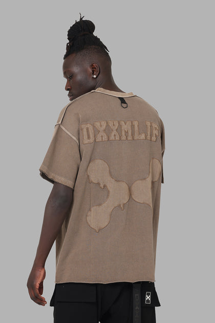 DXXMLife L-5 Txnal Oversized T-Shirt Brown/Brown