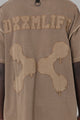 DXXMLife L-5 Txnal Oversized T-Shirt Brown/Brown