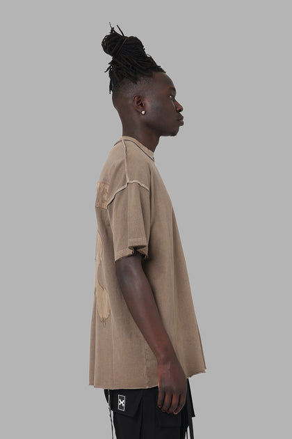 DXXMLife L-5 Txnal Oversized T-Shirt Brown/Brown