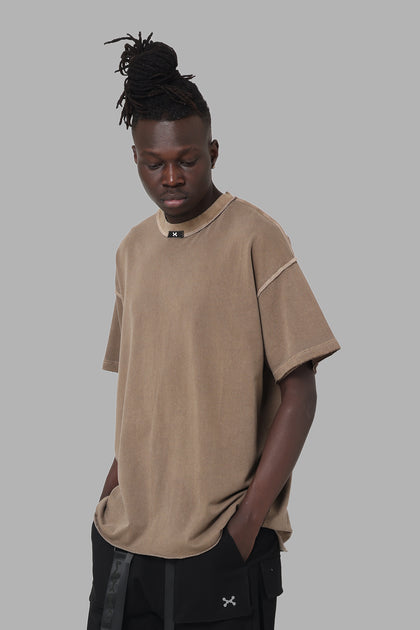 DXXMLife L-5 Txnal Oversized T-Shirt Brown/Brown