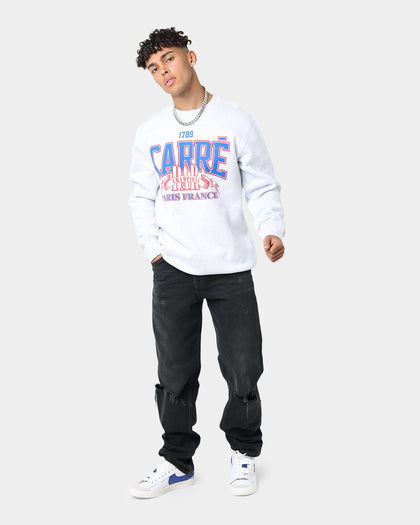 Carre Champions Premium Crewneck White Marle