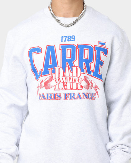Carre Champions Premium Crewneck White Marle