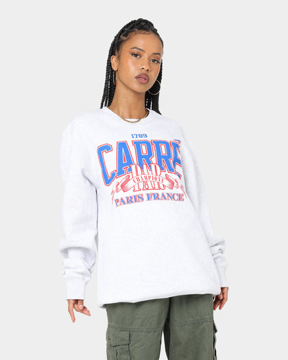 Carre Champions Premium Crewneck White Marle