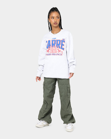 Carre Champions Premium Crewneck White Marle