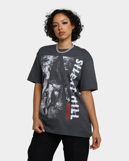 Rats Get Fat X Silent Hill  Silent Hill T-Shirt Charcoal