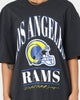 Majestic Athletic Los Angeles Rams Helmet Arch T-Shirt Faded Black