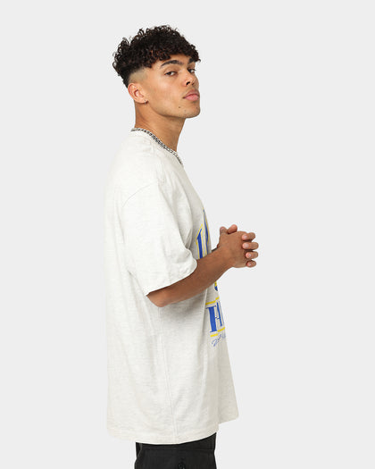 Majestic Athletic Los Angeles Rams Helmet Arch T-Shirt White Marle