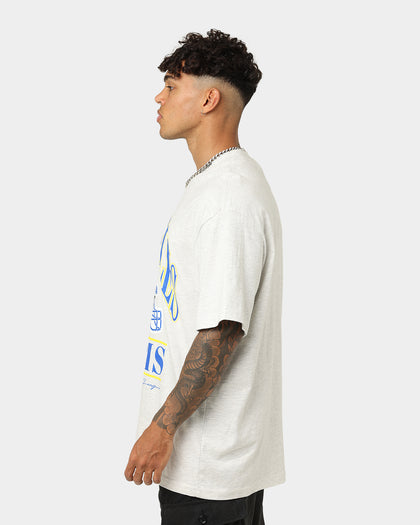 Majestic Athletic Los Angeles Rams Helmet Arch T-Shirt White Marle