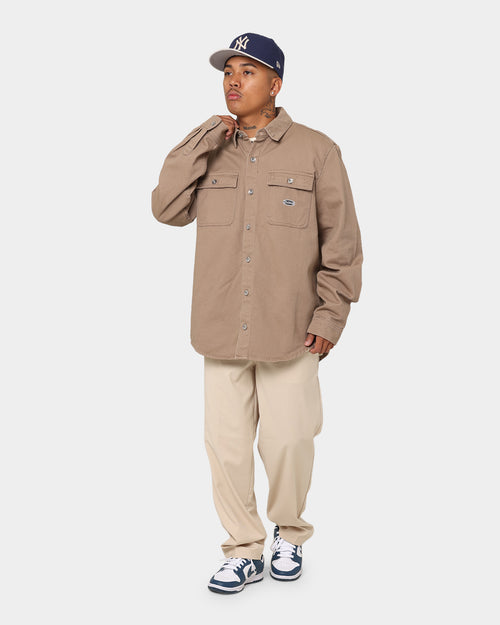 X-Large Denim Long Sleeve Work Shirt Sand