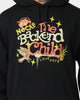 Goat Crew Backend Child Vintage Hoodie Black