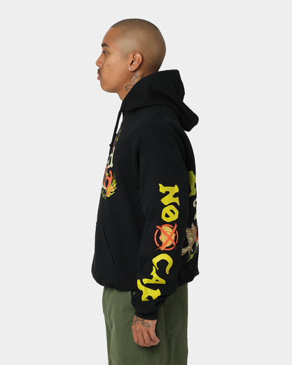 Goat Crew Backend Child Vintage Hoodie Black