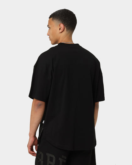 Carré Grid Iron Oversized T-Shirt Black