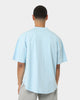 Carré Grid Iron Oversized T-Shirt Light Blue