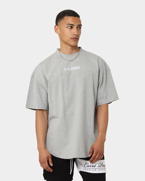 Carré Grid Iron Oversized T-Shirt Grey Marle