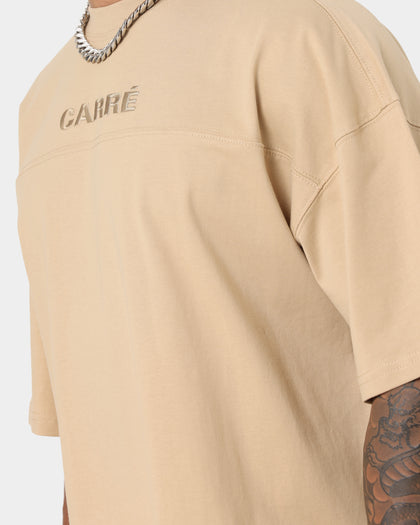 Carré Grid Iron Oversized T-Shirt Stone