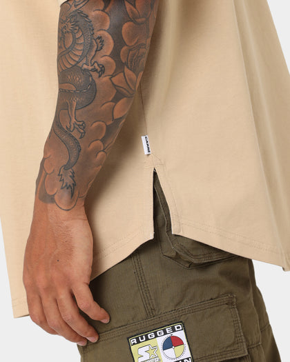 Carré Grid Iron Oversized T-Shirt Stone