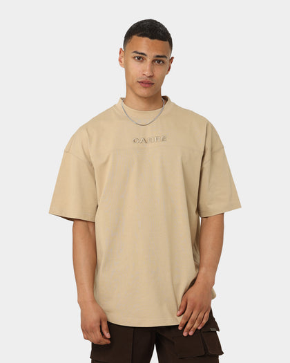 Carré Grid Iron Oversized T-Shirt Stone