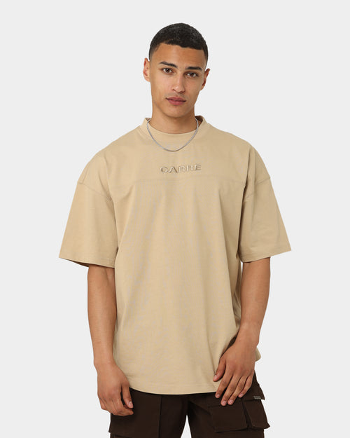 Carré Grid Iron Oversized T-Shirt Stone