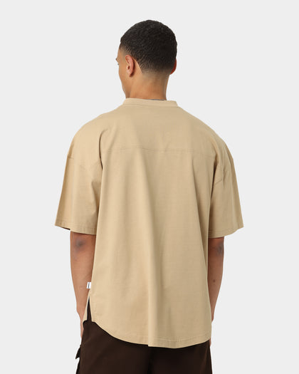 Carré Grid Iron Oversized T-Shirt Stone
