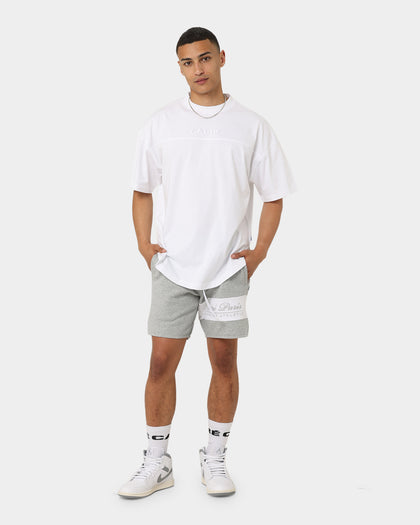 Carré Grid Iron Oversized T-Shirt White