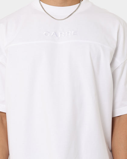 Carré Grid Iron Oversized T-Shirt White