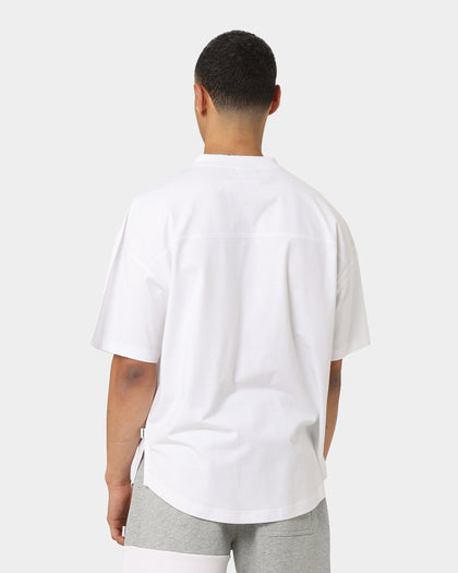 Carré Grid Iron Oversized T-Shirt White