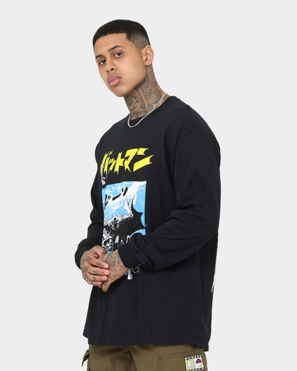 Goat Crew X Batman Batman The World Comic Long Sleeve T-Shirt Black